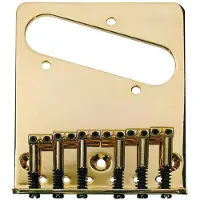 Boston T-62-G Brug-Staartstuk met Grooved Saddles en Flat Plate - Goud