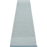 Pappelina Edit Vloerkleed Dove Blue / Blue Fog / 70x300 Cm - Monochrome vloerkleden Polyester Stone Metallic - ET3I730