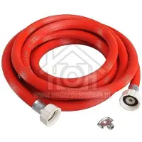 Wiesbaden Vulslangset rood + 3/4 wartels recht compleet 350 cm
