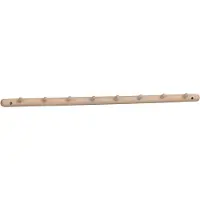 Rowico Home Milford eikenhouten kapstok whitewash 8 haakjes 80 cm