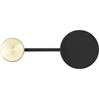 Audo Copenhagen Afteroom Small Kapstok Black|Brass