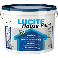 Lucite House-Paint Gevelverf | Zijdematte Verf 5 LTR - Zwart (1021T)