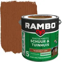 Rambo Buitenbeits Pantser - Teakhout - Zijdeglans - 2,5l