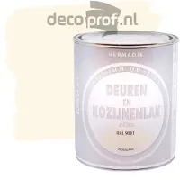 Hermadix Deuren&Kozijnenlak Extra Zijdeglans RAL9001 750 ML