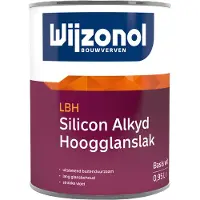 Wijzonol LBH Silicon Alkyd Hoogglanslak | Hoogglans Buitenlak 2,5 LTR - Wit