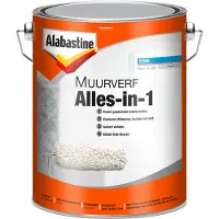 Alabastine muurverf Alles-in-1 wit mat 5 liter