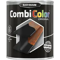 Rust-Oleum CombiColor Metaalverf - Gitzwart - 0,75L