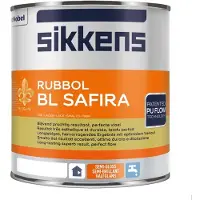 Sikkens Rubbol BL Safira | Halfglans Lakverf Binnen 1 LTR - Wit