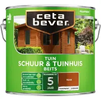 Cetabever Schuur & Tuinhuis Beits 085 Teak Transparant 2,5 LTR