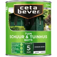 Cetabever Schuur & Tuinhuis Beits 605 Donkergroen Dekkend 750 ML