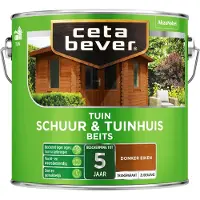 Cetabever Buitenbeits Schuur & Tuinhuis - Donker Eiken - Zijdeglans - 2,5l