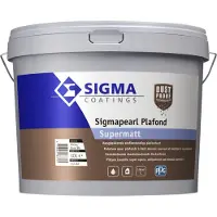Sigma Sigmapearl Plafond Supermatt | Super Matte Plafondverf 10 LTR - Wit