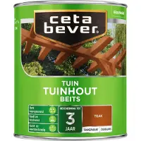Cetabever Tuinhout Beits 085 Teak Transparant 750 ML