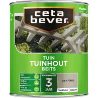 Cetabever Tuinhout Beits 032 Licht Grijs Transparant 750 ML
