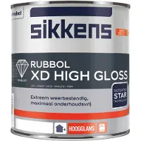 Sikkens Rubbol XD High Gloss | Hoogglans Lakverf Buiten 1 LTR - Kleur|1|2