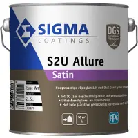 Sigma S2U Allure Satin | Zijdeglans Lakverf Buiten 2,5 LTR - Kleur|1|2