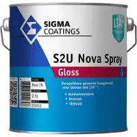 Sigma S2U Nova Spray Gloss | Verspuitbare Hoogglans Lakverf Binnen 2,5 LTR - Kleur|1|2