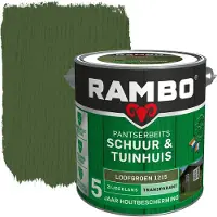 Rambo Pantserbeits Schuur&Tuinhuis Zijdeglans Transparant Loofgroen 1215 2,5 LTR