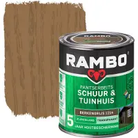Rambo Pantserbeits Schuur&Tuinhuis Zijdeglans Transparant Berkengrijs 1214 750 ML