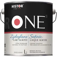 Histor One Lak Zijdeglans Acryl (Watergedragen) 2,5 LTR - Wit