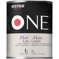 Histor One Lak Mat Acryl (Watergedragen) 1 LTR - Wit