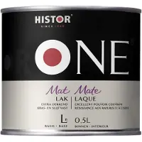 Histor One Lak Mat Acryl (Watergedragen) 500 ML - Wit