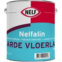 Nelf Nelfalin Harde Vloerlak Halfmat | Transparante Vloer- en Traplak 2,5 LTR