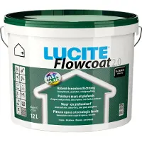 Lucite Flowcoat 2.0 | Matte Muurverf en Plafondverf 1 LTR - Lichte kleur|2