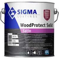 Sigma WoodProtect Solid Satin | Dekkende Houtverf Buiten 2,5 LTR - Kleur|1|2