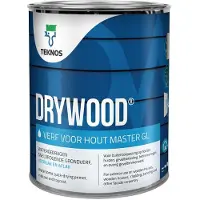 Drywood Verf Voor Hout Master Glans | Dekkende Houtverf 1 LTR - Wit
