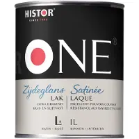 Histor One Lak Zijdeglans Acryl (Watergedragen) 1 LTR - Wit