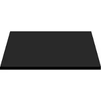 Aloni Wastafelblad MDF – 76 cm – Mat Zwart