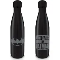 DC Comics Batman Who Cares I Am Batman Metal Drink Bottle