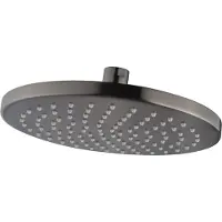 Wiesbaden Luxe hoofddouche rond 20 cm gunmetal