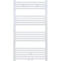 Belrad Handdoekradiator Middenonderaansluiting 600x1200mm 829 Watt Wit