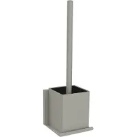 Allibert Wc-borstel Met Houder Loft-game - Metaal - Grijs Mat