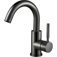 Aloni Wastafelkraan bws | colorato ensy | gebogen uitloop | gunmetal