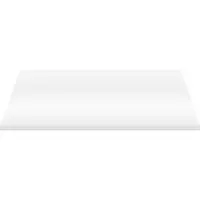 Aloni Wastafelblad MDF – 96 cm – Glanzend Wit