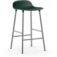 Normann Copenhagen Barstoel Form Barstool 65 cm Chrome Green