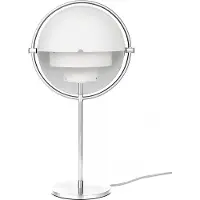 Gubi Multi-Lite tafellamp Chroom-wit