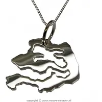 MOOYE ® - Collectie Zilveren Provincie Zeeland ketting hanger