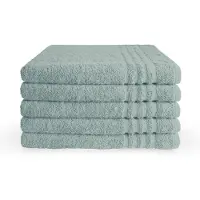 Byrklund handdoeken 70x140 - set van 5 - Hotelkwaliteit - Zeeblauw