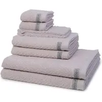 Ross Dames en Heren 2 X washandjes 2 X gasten- 2 X douche- 2 X handdoek - in set Smart