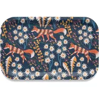 Arvidssons textil Stjärnspeja dienblad 21x31 cm Donkerblauw