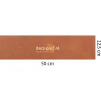 Walluxe Leathr Chicque Cognac Uni Zelfklevend 1 m² - 12,5 x 50 cm (16 tegels)