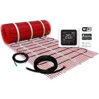 Plieger 2,5m2 b&w heat elektrische vloerverwarmingsmat 220v 375w compleet