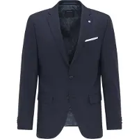 Pierre Cardin Modern Fit Blazer donkerblauw, Ruit