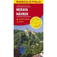 62Damrak Marco Polo Wegenkaart Moravië