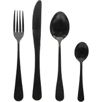 Secret De Gourmet Bestekset Shadow - 48x - 16-delig - RVS - zwart