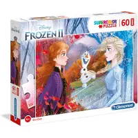 Clementoni - Puzzel - 60 Maxi Stukjes - Frozen 2 - Kinderpuzzel - Vanaf 4 Jaar